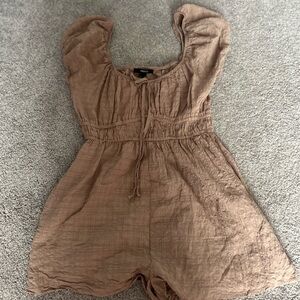 Forever 21 Taupe Romper